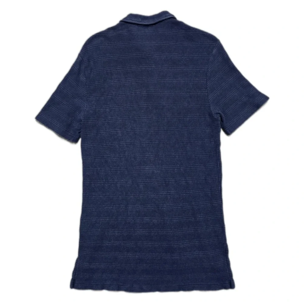 Vintage Polo Ralph Lauren Men's Heavy Knit Polo‎ Shirt Size Medium 90s Mesh Slim